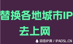 替換各地城市IP去上網